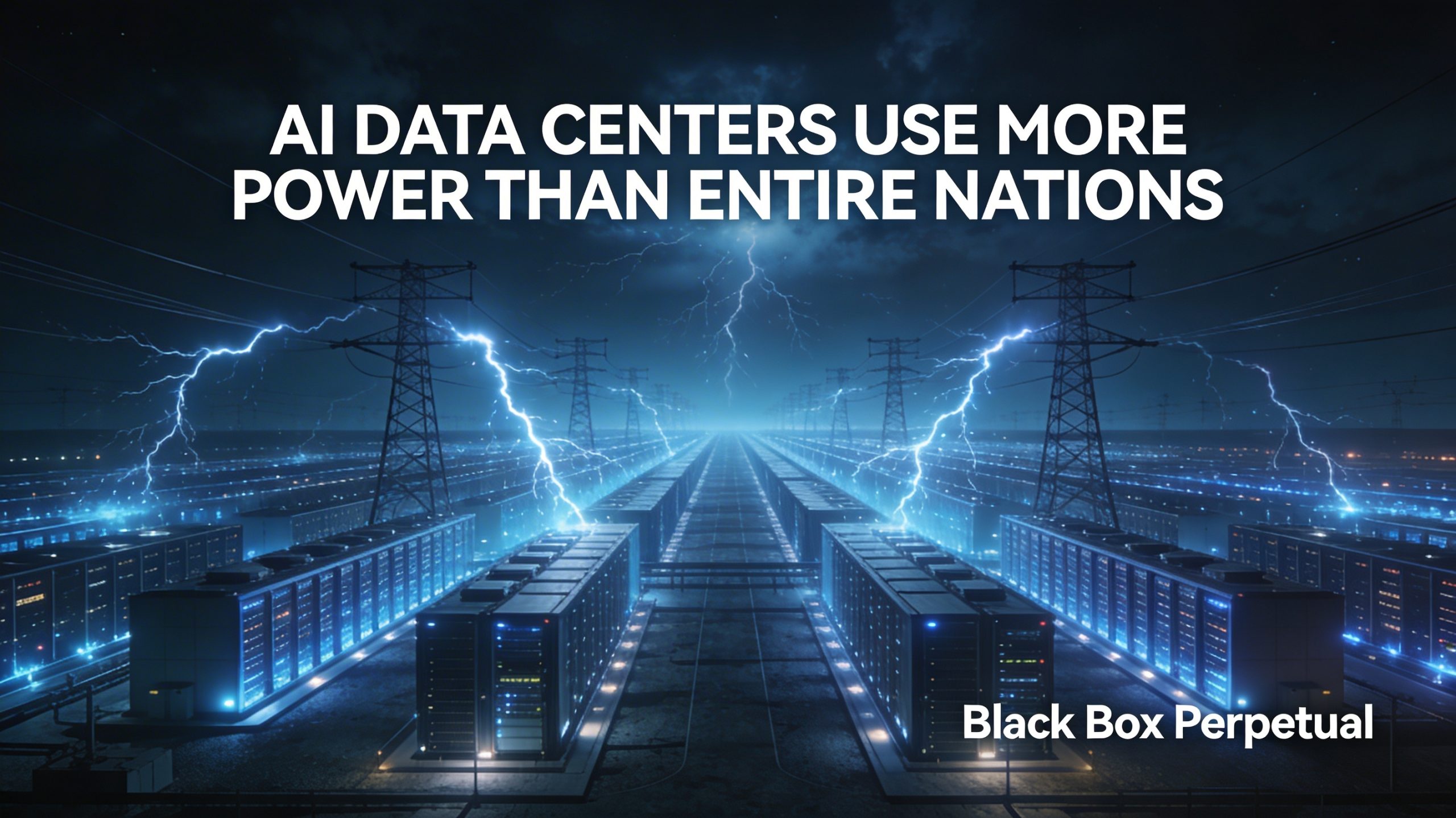 AI data center power usage