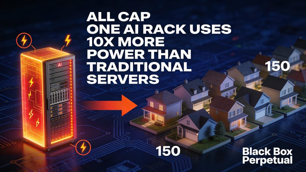 AI data center power usage